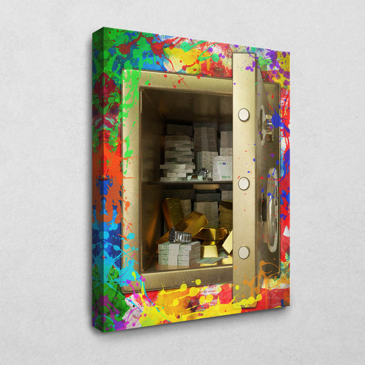 Fülle den Safe (bunt)